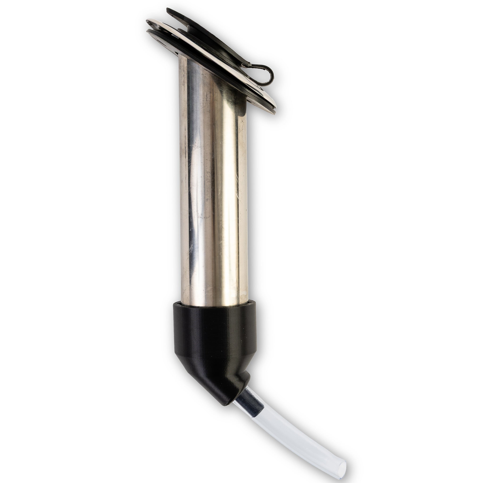 Rod holder drains