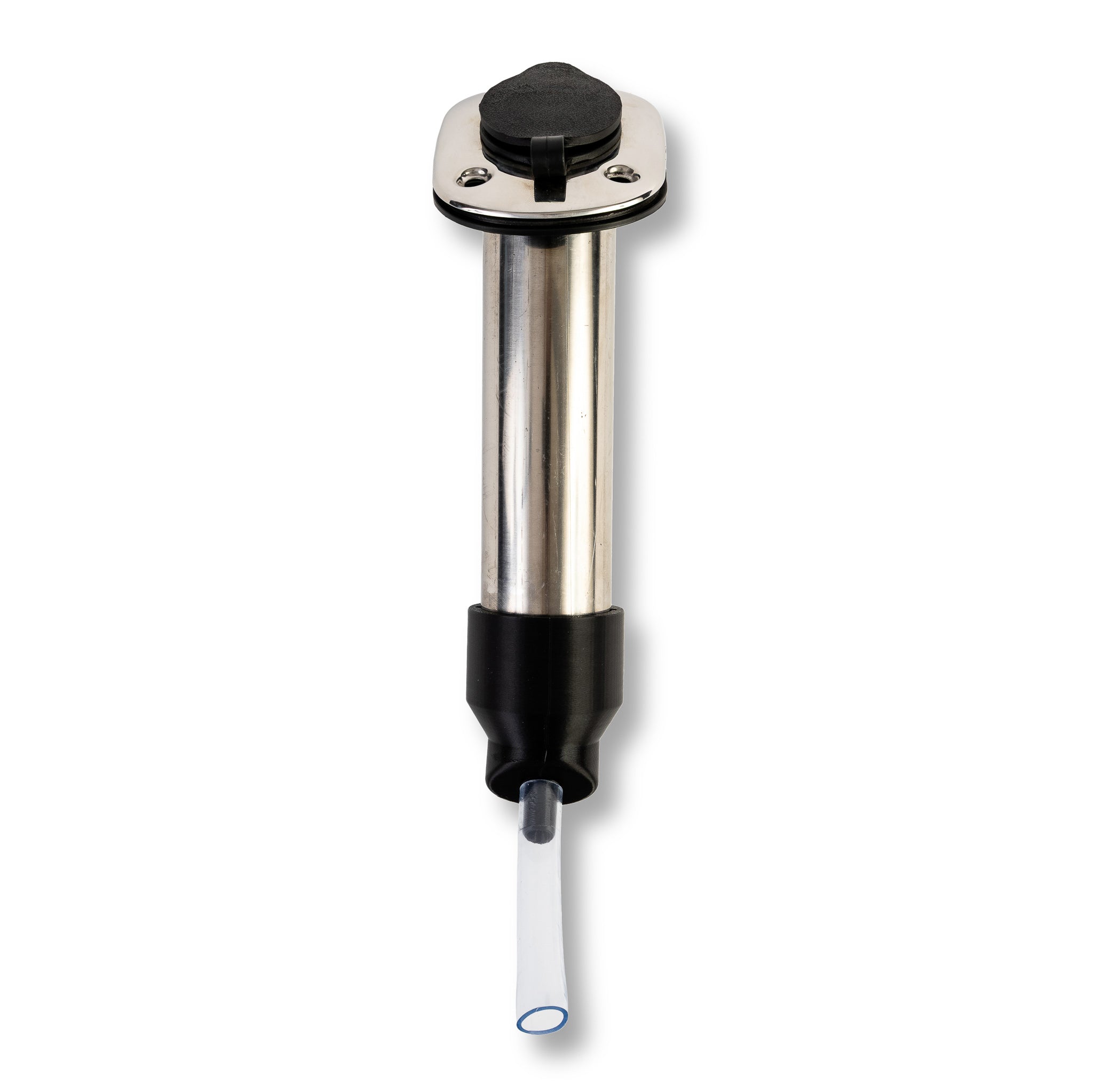 Rod holder drains