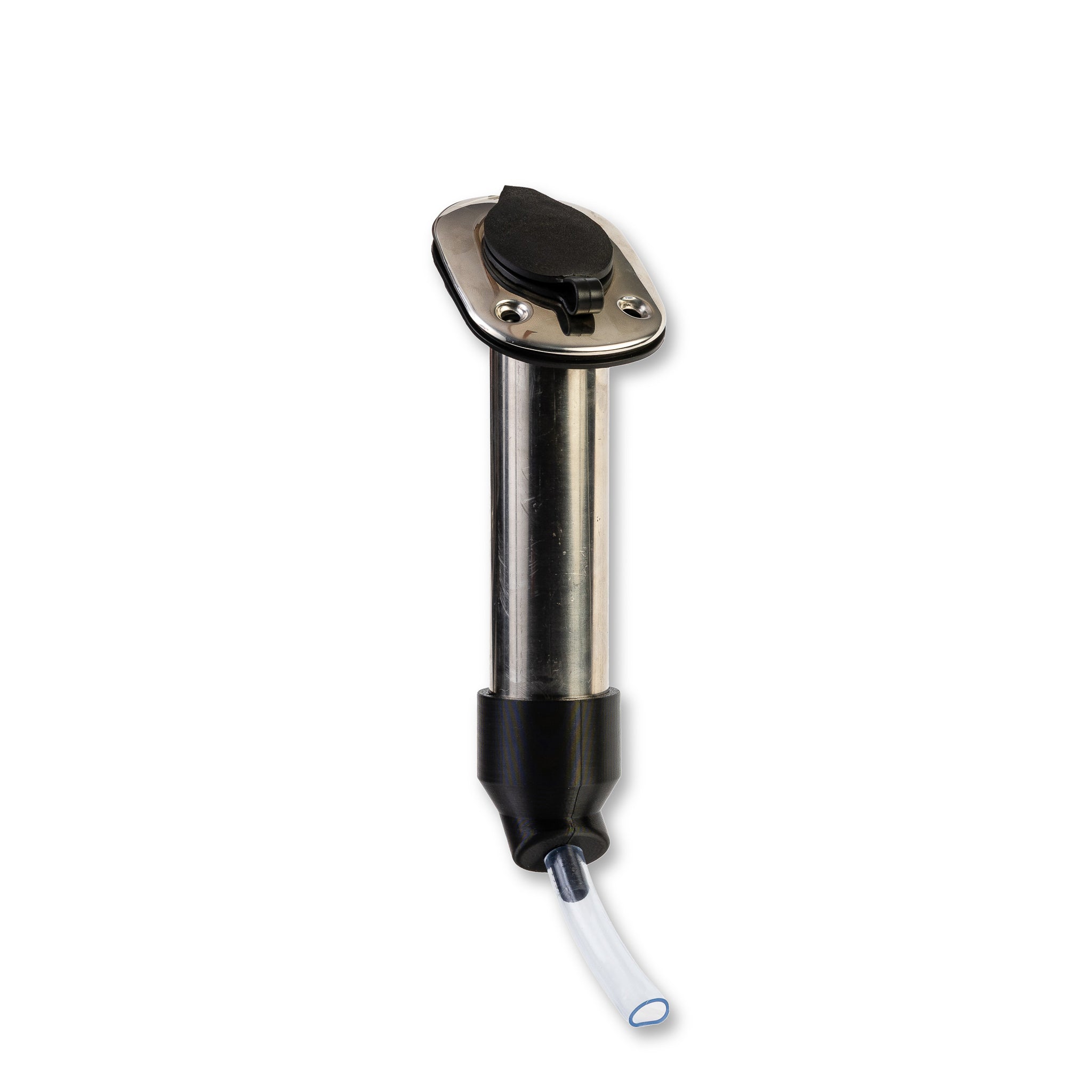Rod holder drains
