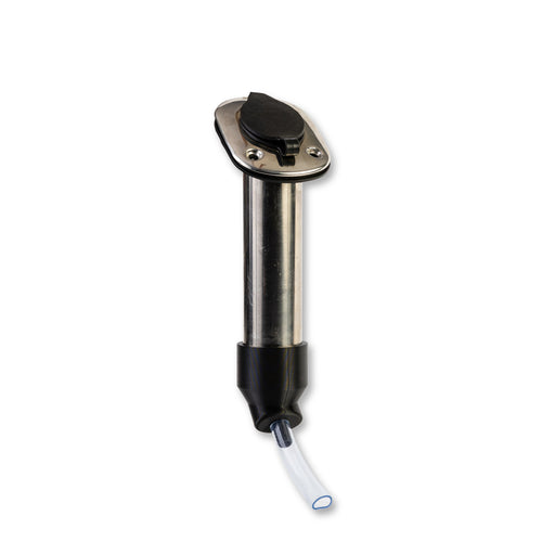 Rod holder drains